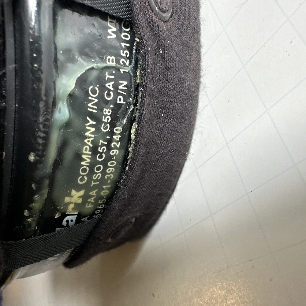 DAVID CLARK H10-76 AVIATION HEADSET UNTESTED PILOT For Parts untested