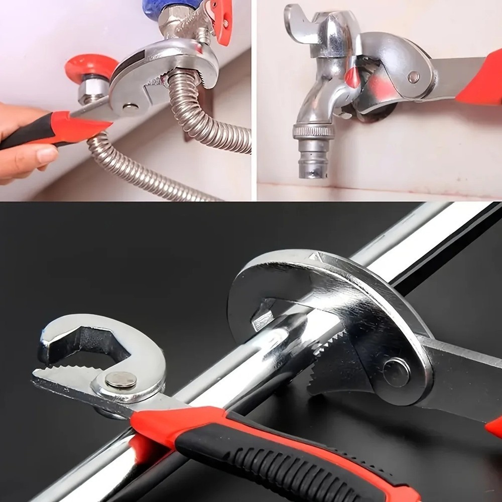 Universal Wrench Adjustable Ratchet Spanner Multi-Function Hand Repair Tool