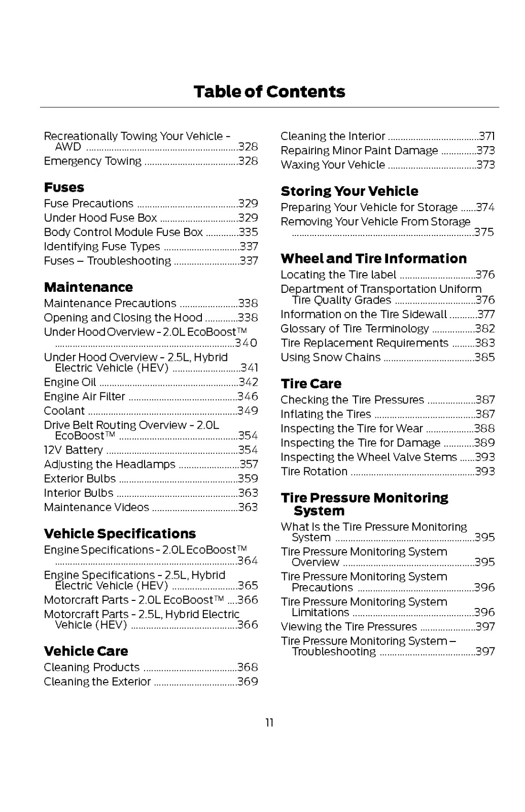 2025 Ford Maverick Owners Manual User Guide - FULL COLOR