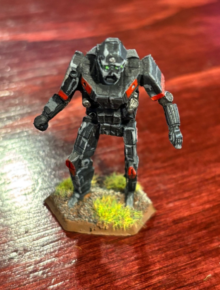 Battletech Painted Plastic Miniature "Banshee" Wolf's Dragoons Based