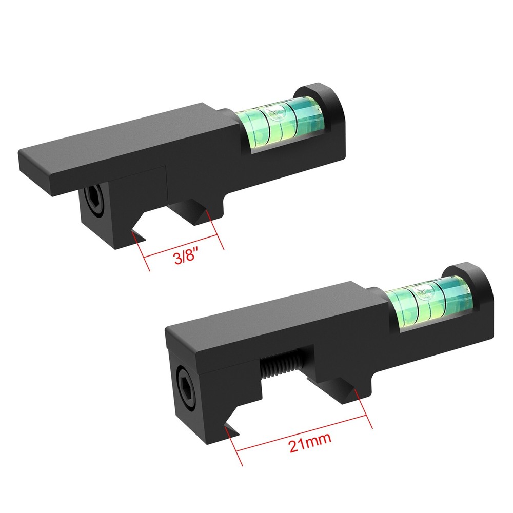34mm Scope Leveling Kit: 34mm Bubble Level+Rail Mount Level+Circular level