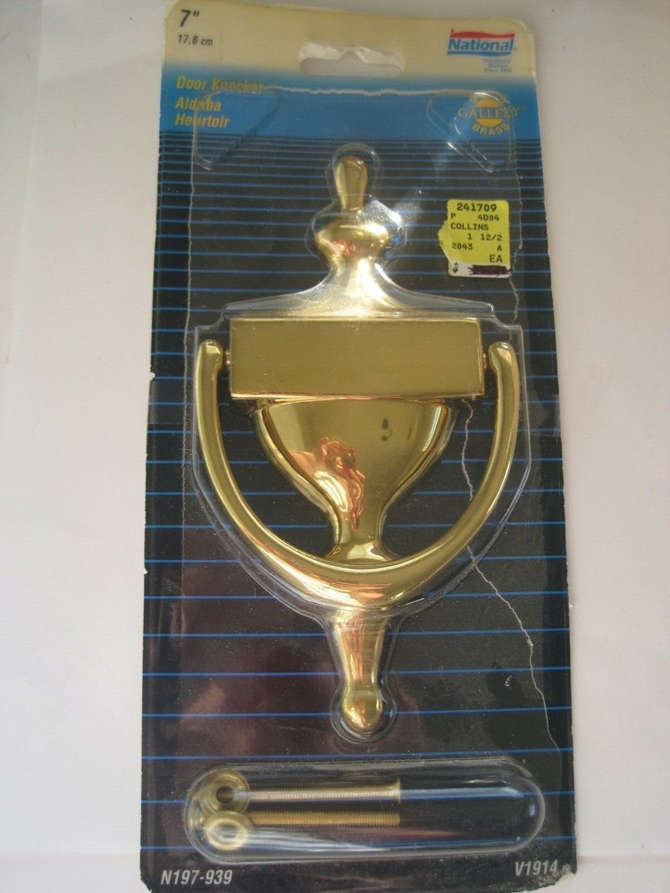 Brass Door Knocker National NEW
