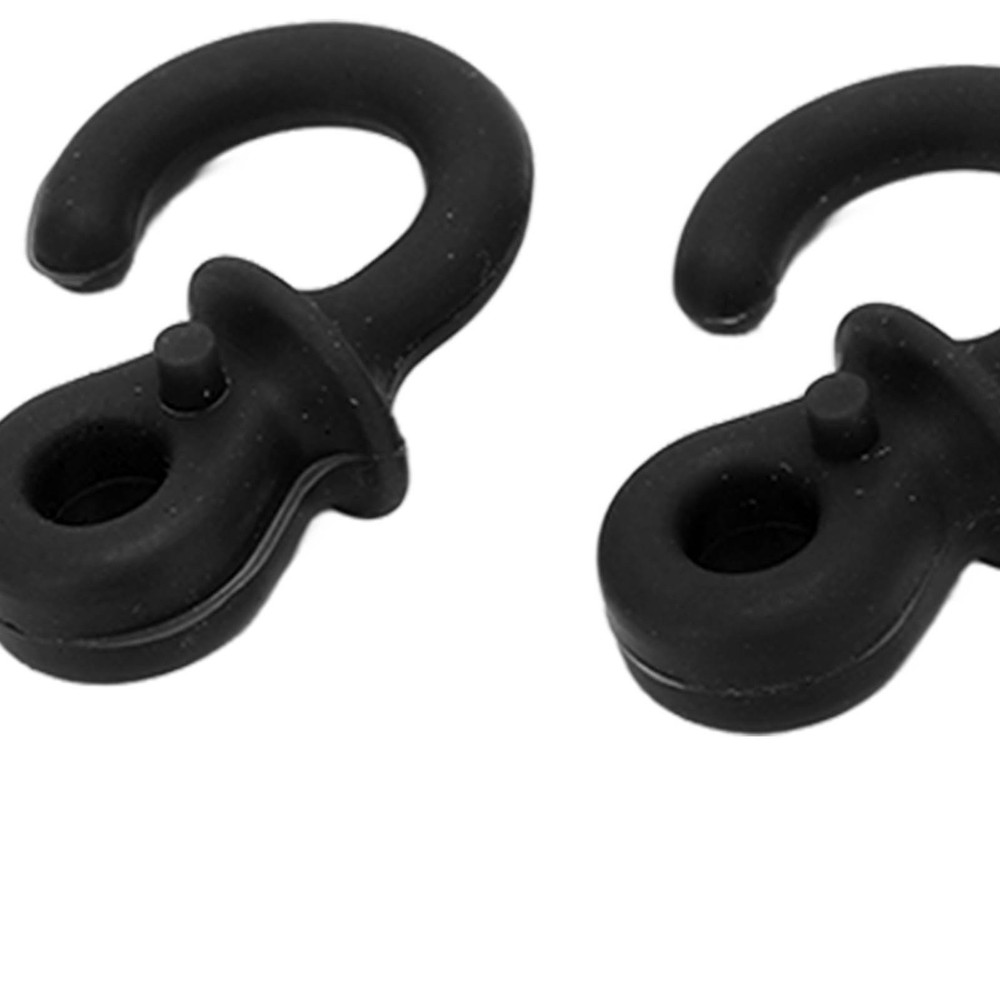 4x Archery String Silencers Monkey Tail Compound Bow String Stabilizer Black