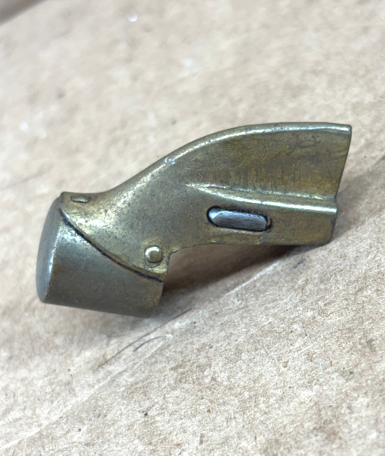 VERY RARE NORWEGIAN MODEL 1912 KRAG JORGENSEN CARBINE MUZZLE COVER SIGHT HOOD
