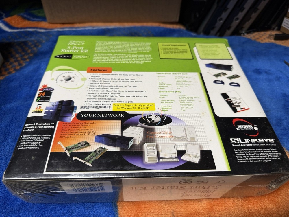 Vintage Tendnet 10baseT Internet Access Kit