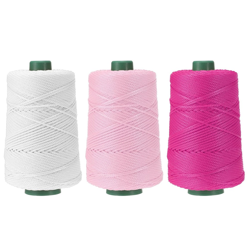 Polyester Macrame Cord, 3mm x 219 Yards Polypropylene Macrame Cords Braided C...