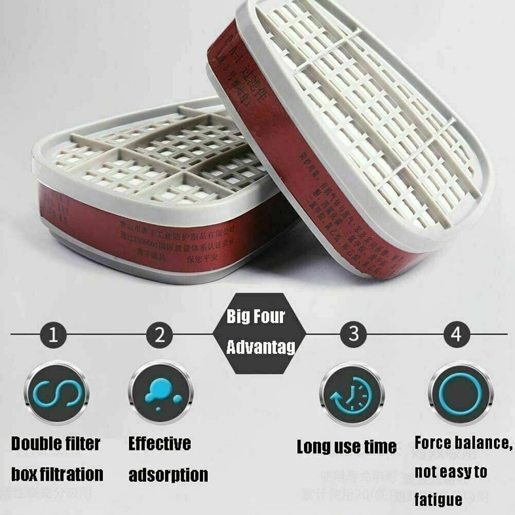 US 6001CN Organic Vapor Respirator Filter Cartridge For 6300 6800 7502 Gas Mask