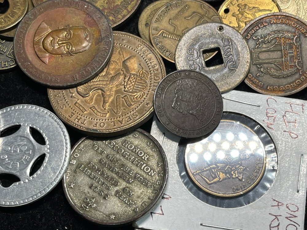 Assorted World Foreign Token Medal Lot