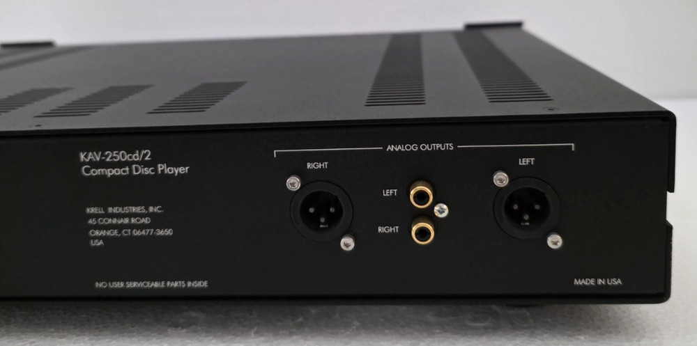 Krell KAV-250cd/2 Compact Disc / CD Player Rare, Tested & Working, See Video!