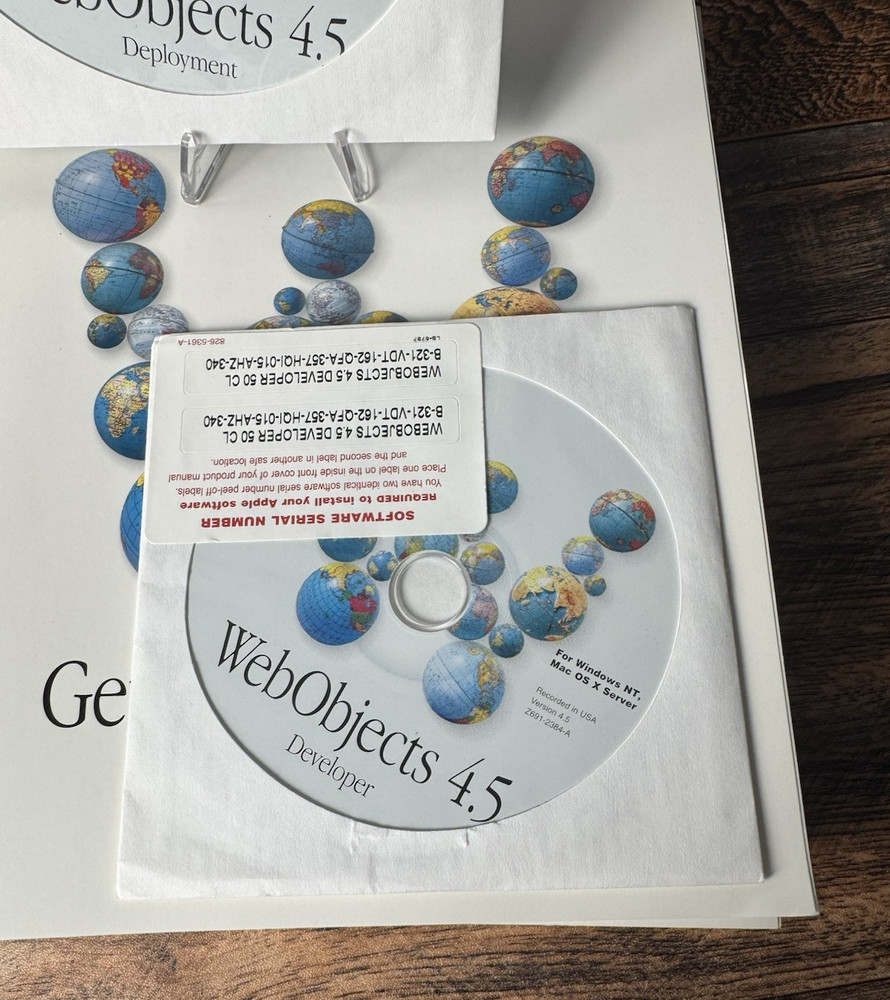 Apple Macintosh WebObjects Version 4.5 Complete Java Server Software Open Box