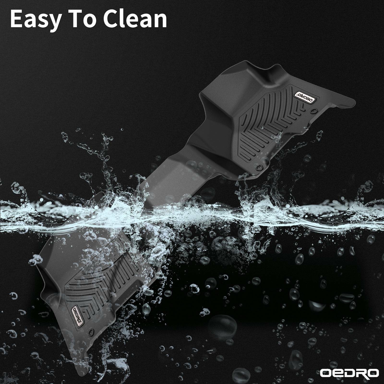 Floor Mats Liners for 2013-2018 Dodge Ram 1500 2500 3500 Crew Cab All-Weather