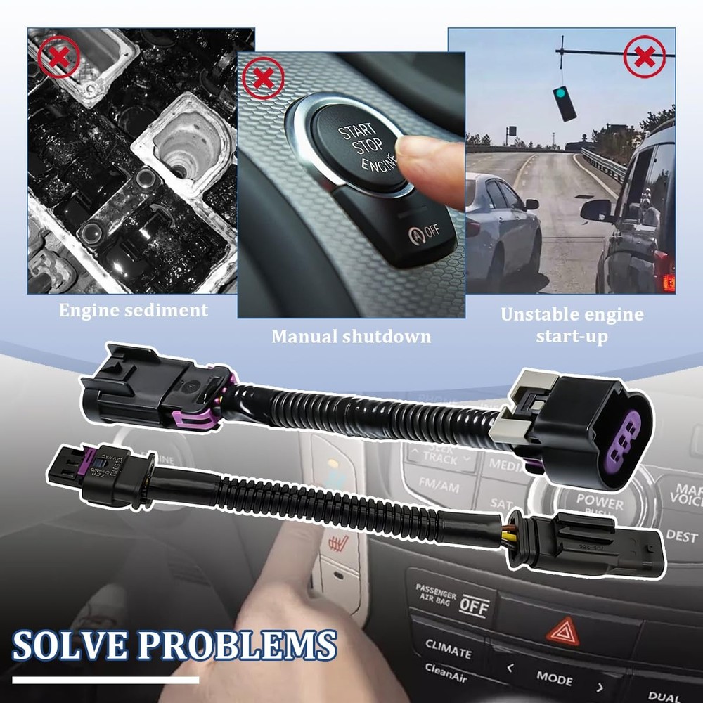 SWPHRT Car Auto Start Stop Eliminator Disable Device Cable, Automatic Style1