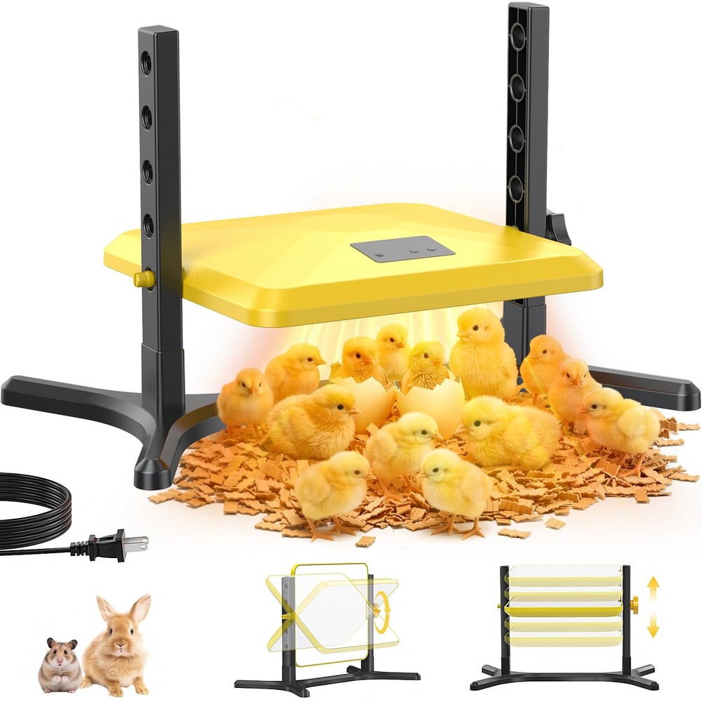 Lobeline Smart Chick Brooder Plate - Energy Efficient Chick Heat Plate with A...