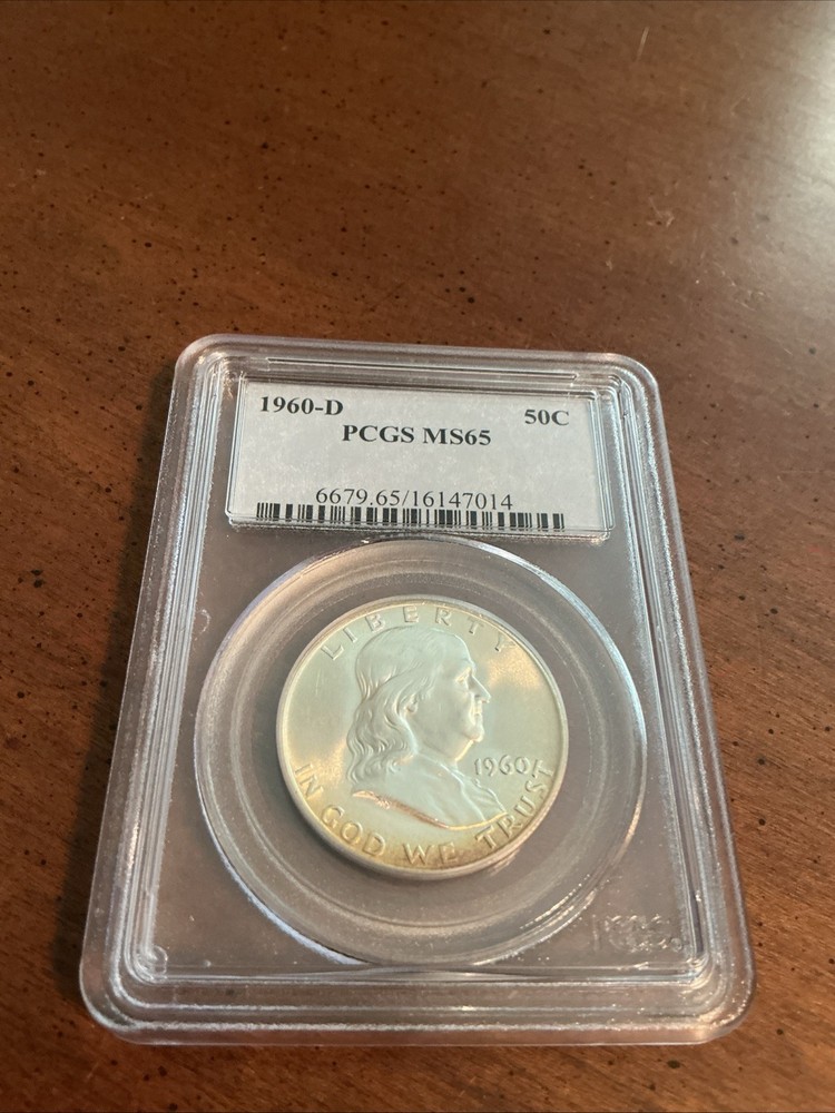 1960-D Franklin Half Dollar PCGS MS65