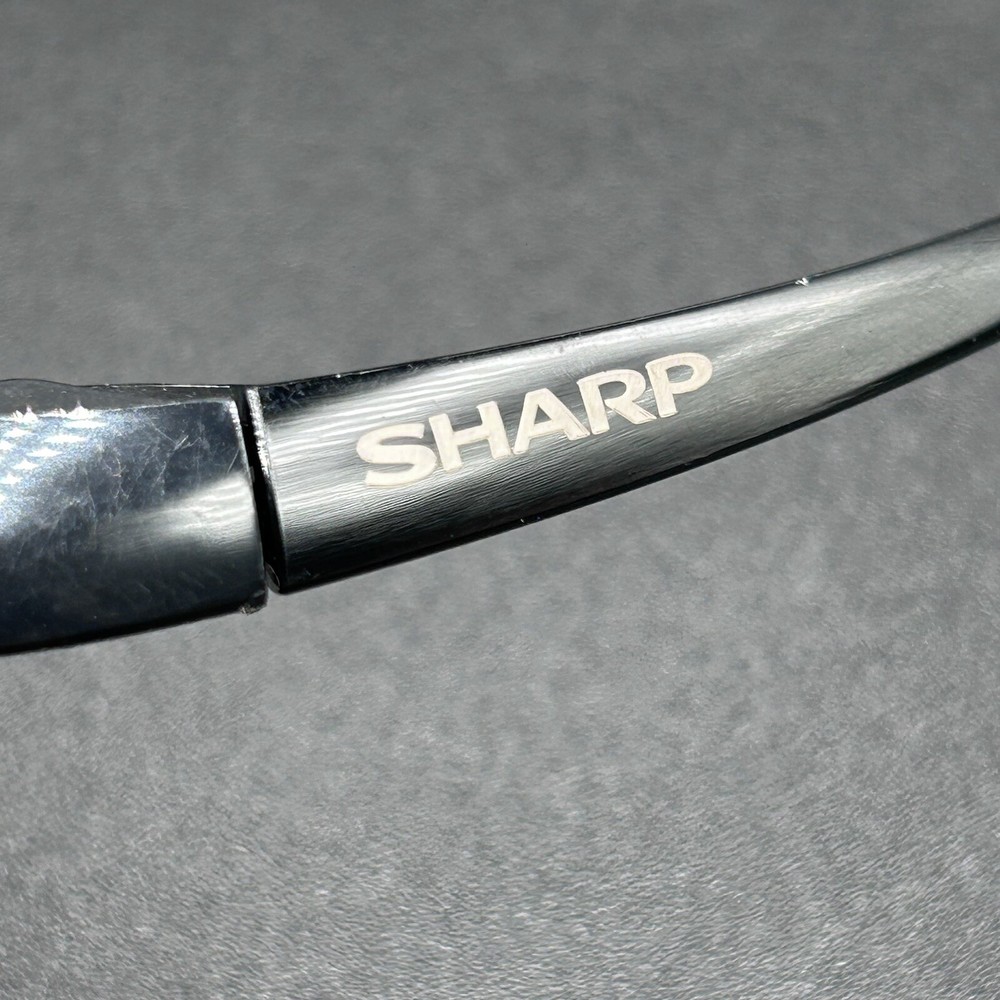 Sharp AN-3DG40 3D Glasses Black NWOT