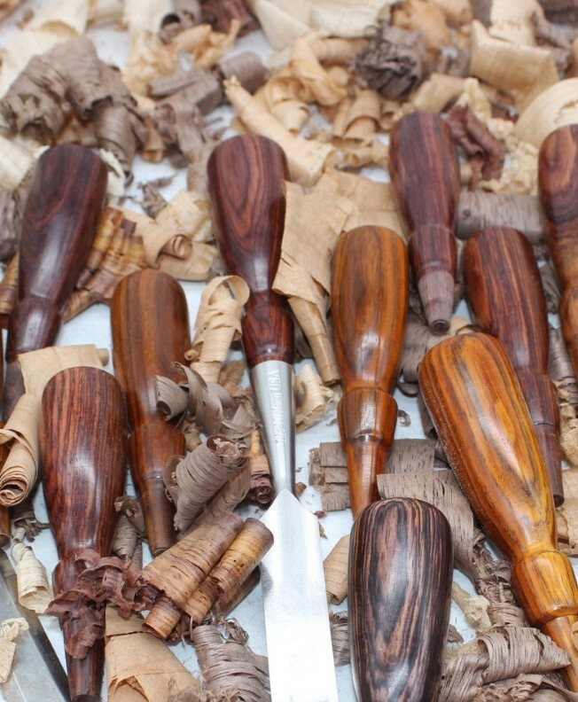 Standard Size Cocobolo Socket Chisel Handles Lie Nielsen & Stanley Each