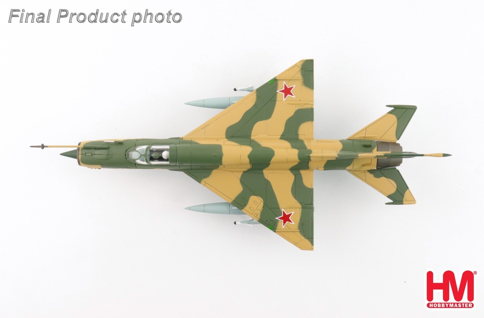 Hobby Master 1:72 MiG-21SM Fishbed-J Soviet 812th UAP Yellow 127 Ukraine HA0154