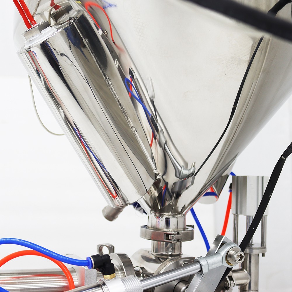 TECHTONGDA 100-1000ml Paste Liquid Filling Machine with Heating Functions 110V