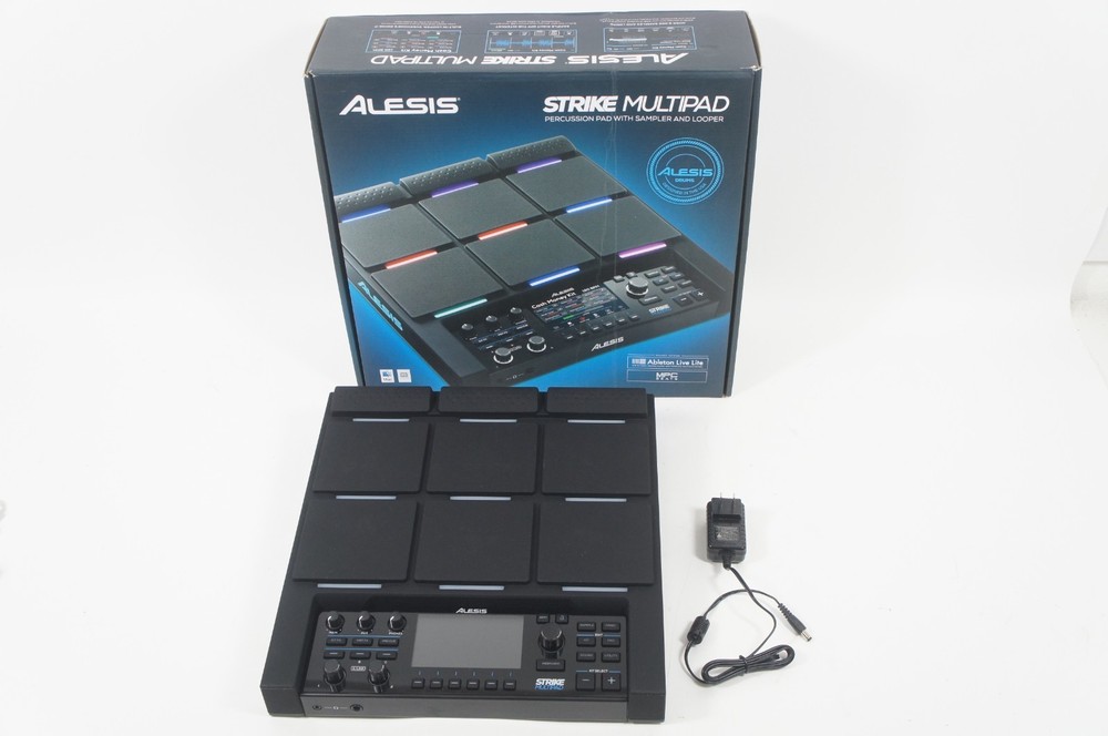 Alesis Strike Multipad Sampler Electric Drum Percussion Sample Pad w/ PSU