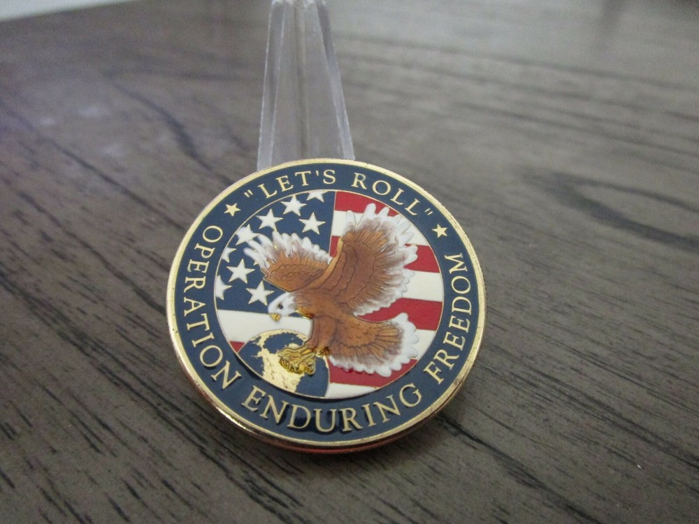 United States Armed Forces OEF Lets Roll Challenge Coin #252H