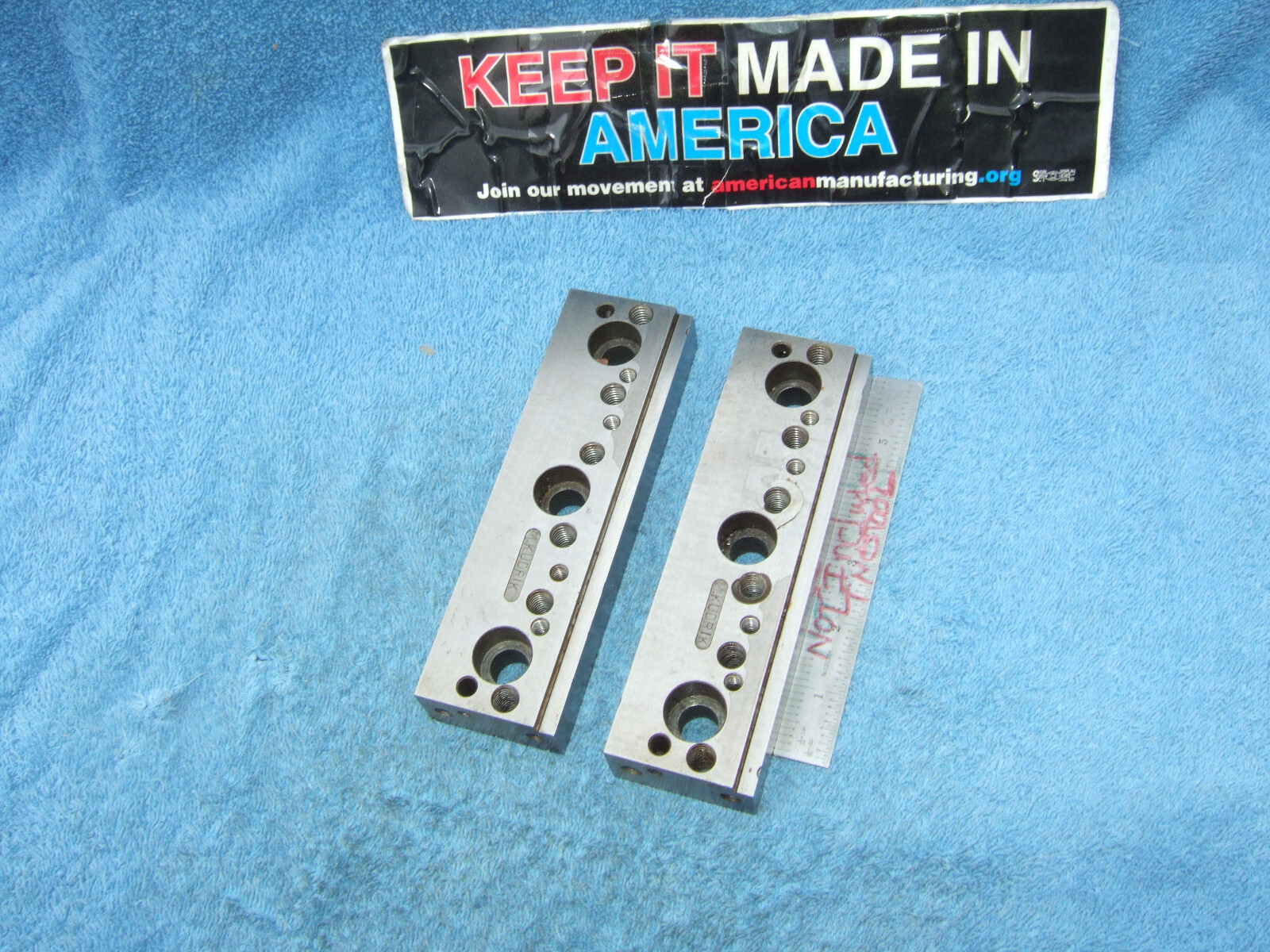 PARALLELS STEP (2) BLOCKS TAPPED MACHINIST TOOLMAKER PRECISE SURFACE GRIND MILL