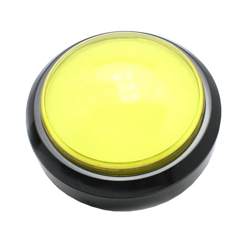 Grade 100mm Big Round Push Button LED with Microswitch for DIY Arcade