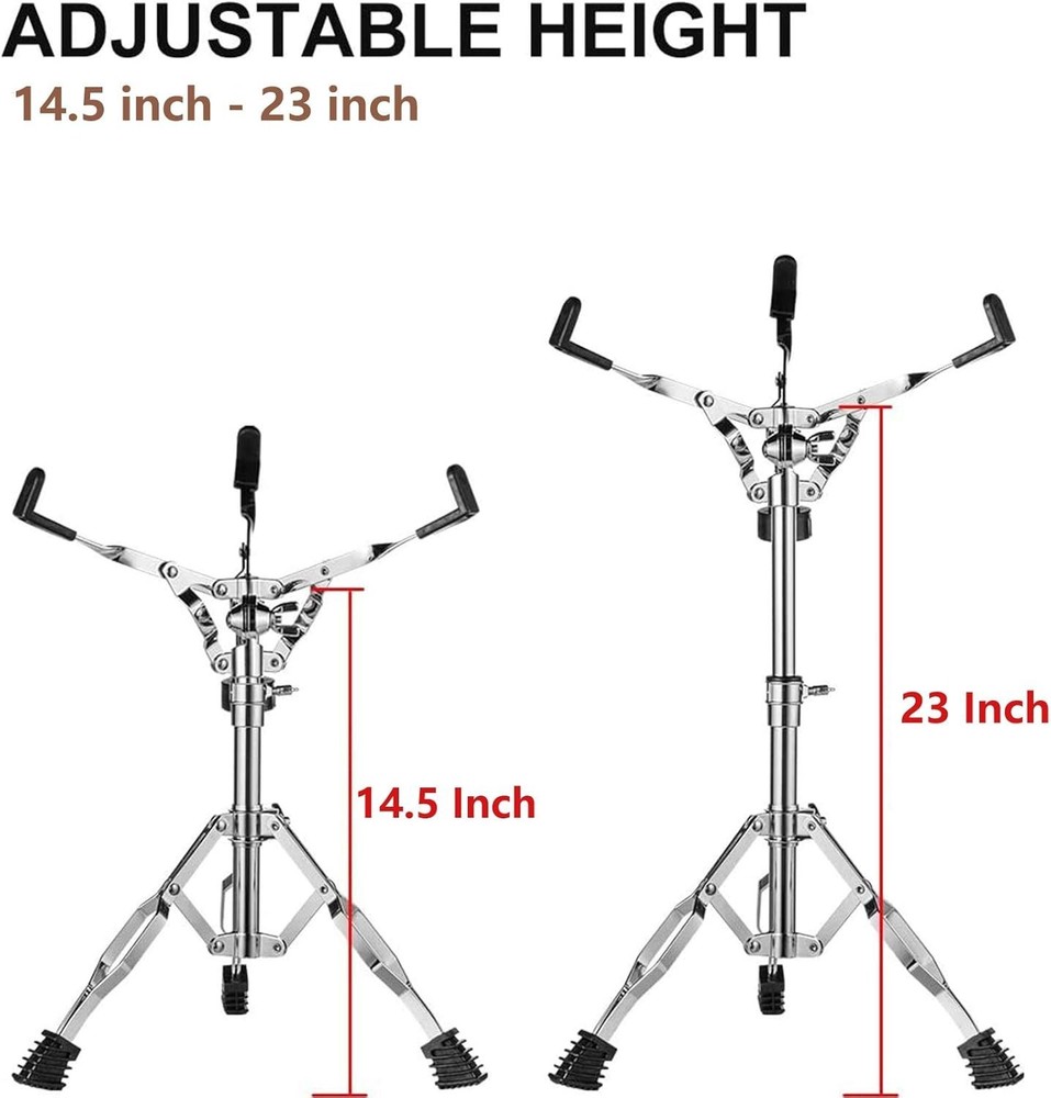 Adjustable Height Snare Stand with Memory Locks