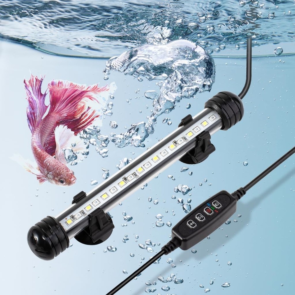 DaToo 4W 7.5inch Submersible (With Timer&Dimmer), Blue & White