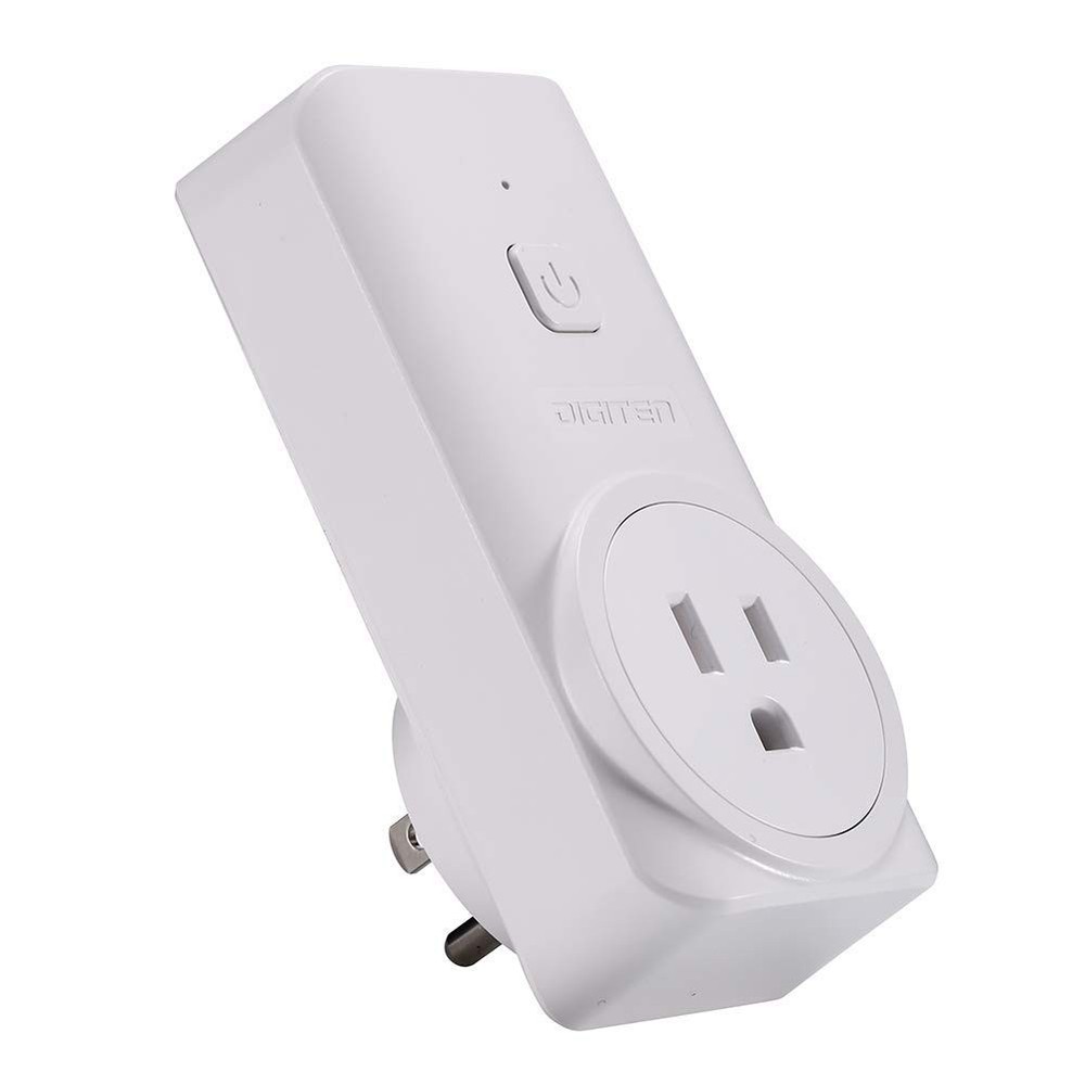 DIGITEN Wireless Temperature Controlled Outlet, Digital Plug-in White, Black