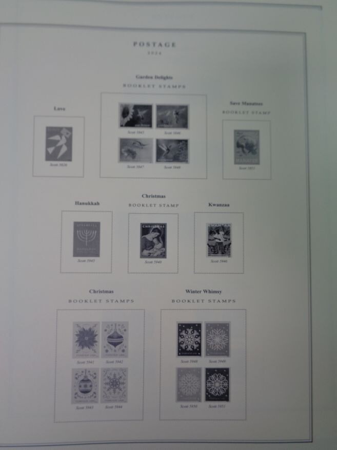 SCOTT National 2024 US Stamp album supplement # 92 NEW most recent 100S024