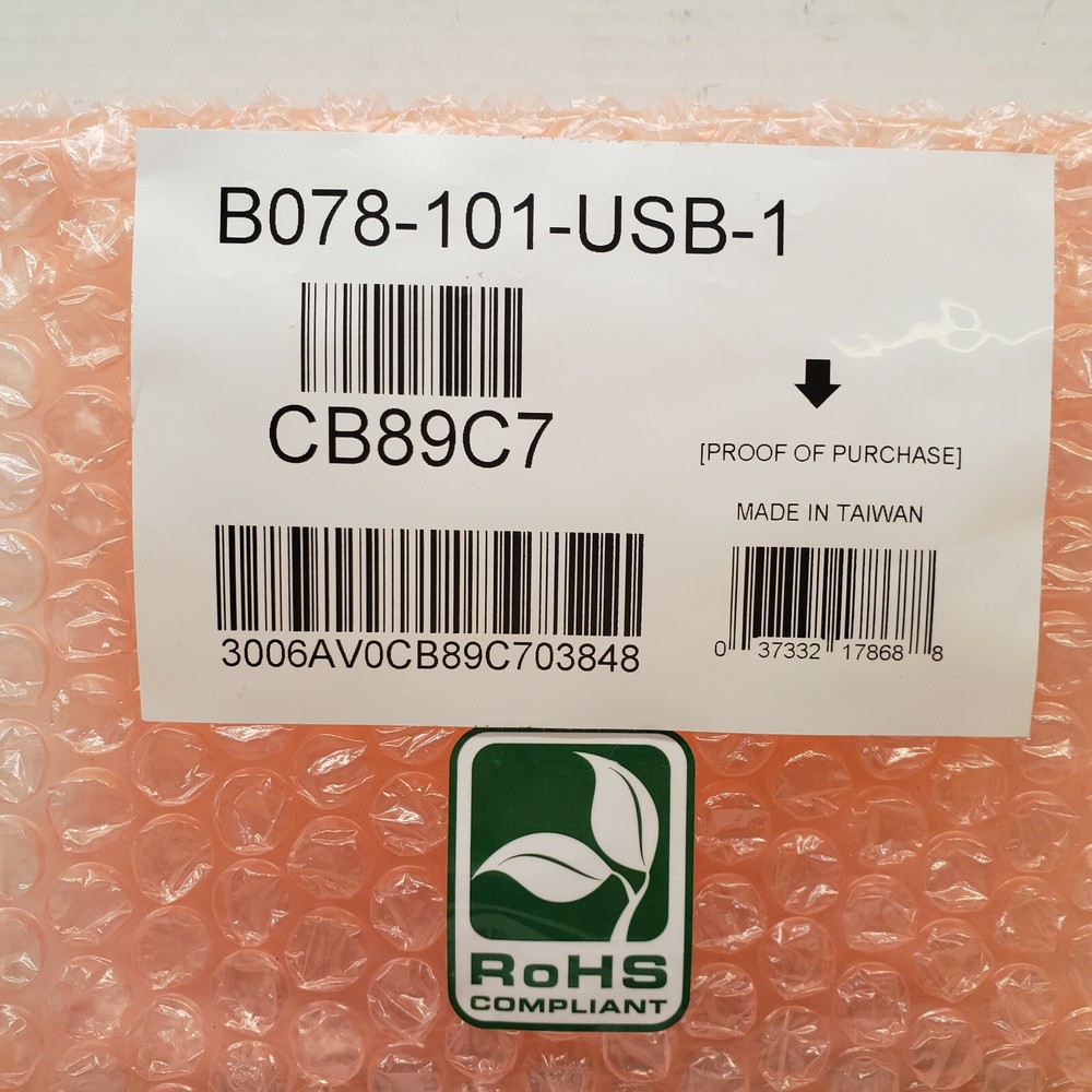 Tripp Lite B078-101-USB-1 NetCommander USB Server Interface Unit (SIU) USB, RJ45