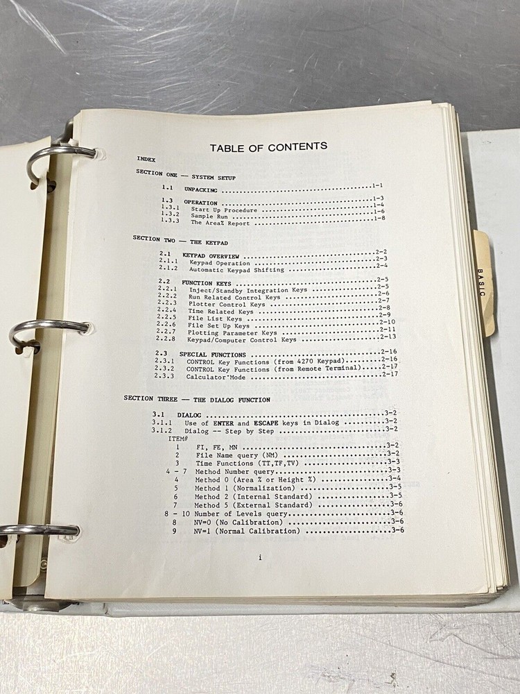 Varian 4270 Integrator - Users Guide / Instructions Manual