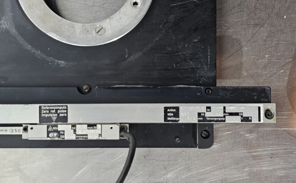 Microscope Stage with RSF Encoders and a Boeckeler Microcode II Digital Readout