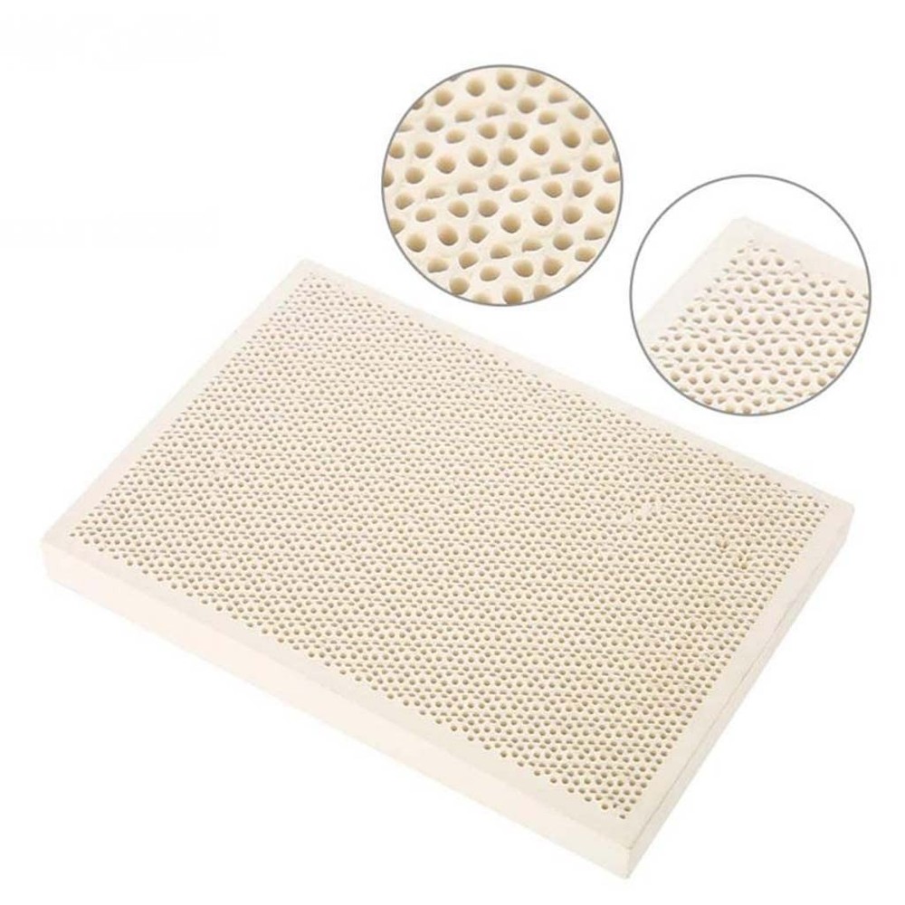 Honeycomb Ceramic Soldering Board with Rectangle panel + needle set