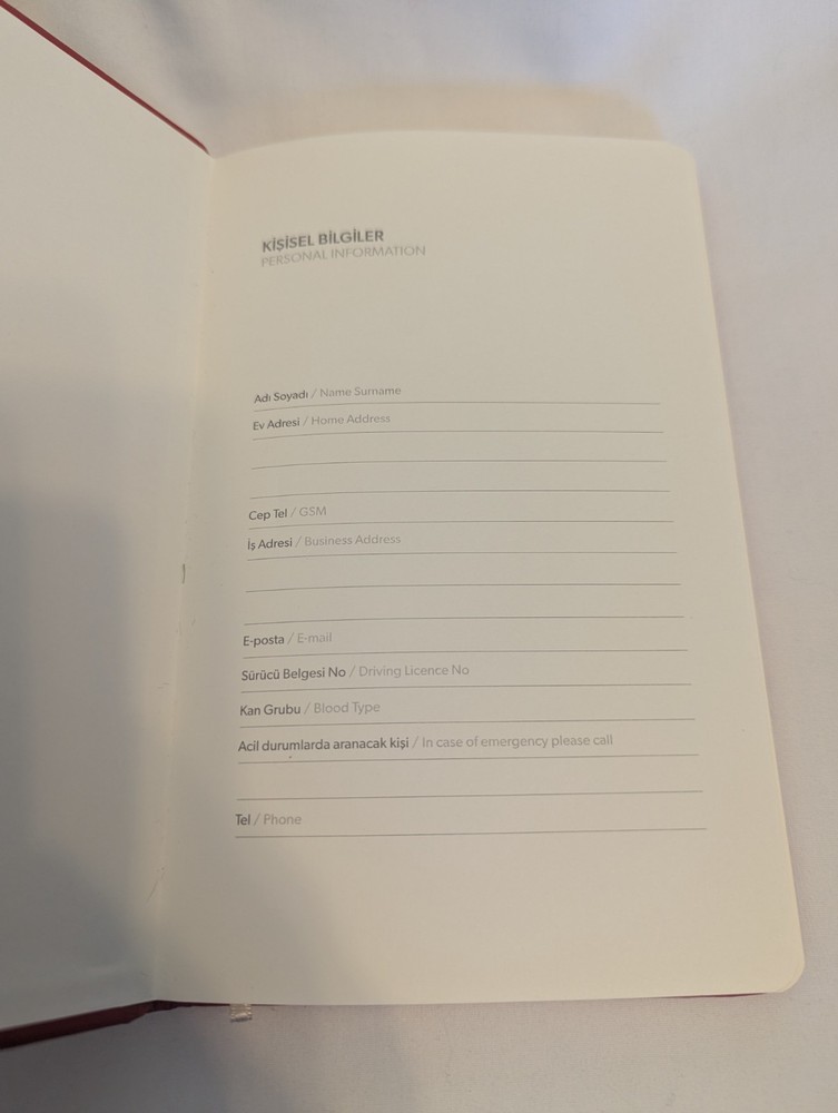 Beautiful Turkish fabric covered lined journal