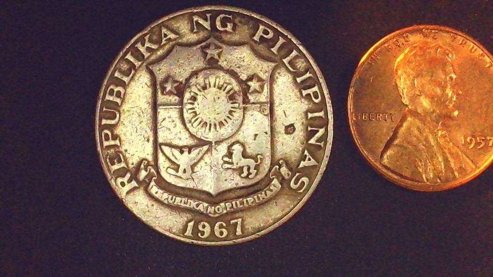 1967 Philippines 10 Sentimos Nice coin