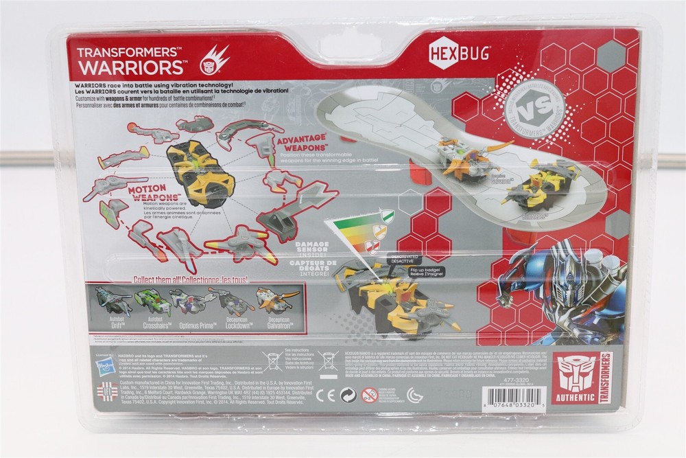 Hex Bug Transformer Warrior Bots - Galvatron vs Bumblebee - NEW -