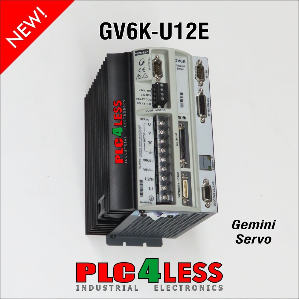 Parker GV6K-U12E Gemini Servo Drive / Controller | NEW!