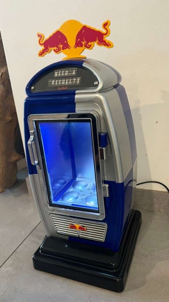 Red Bull dispenser refrigerator dispenser original rarity for collectors