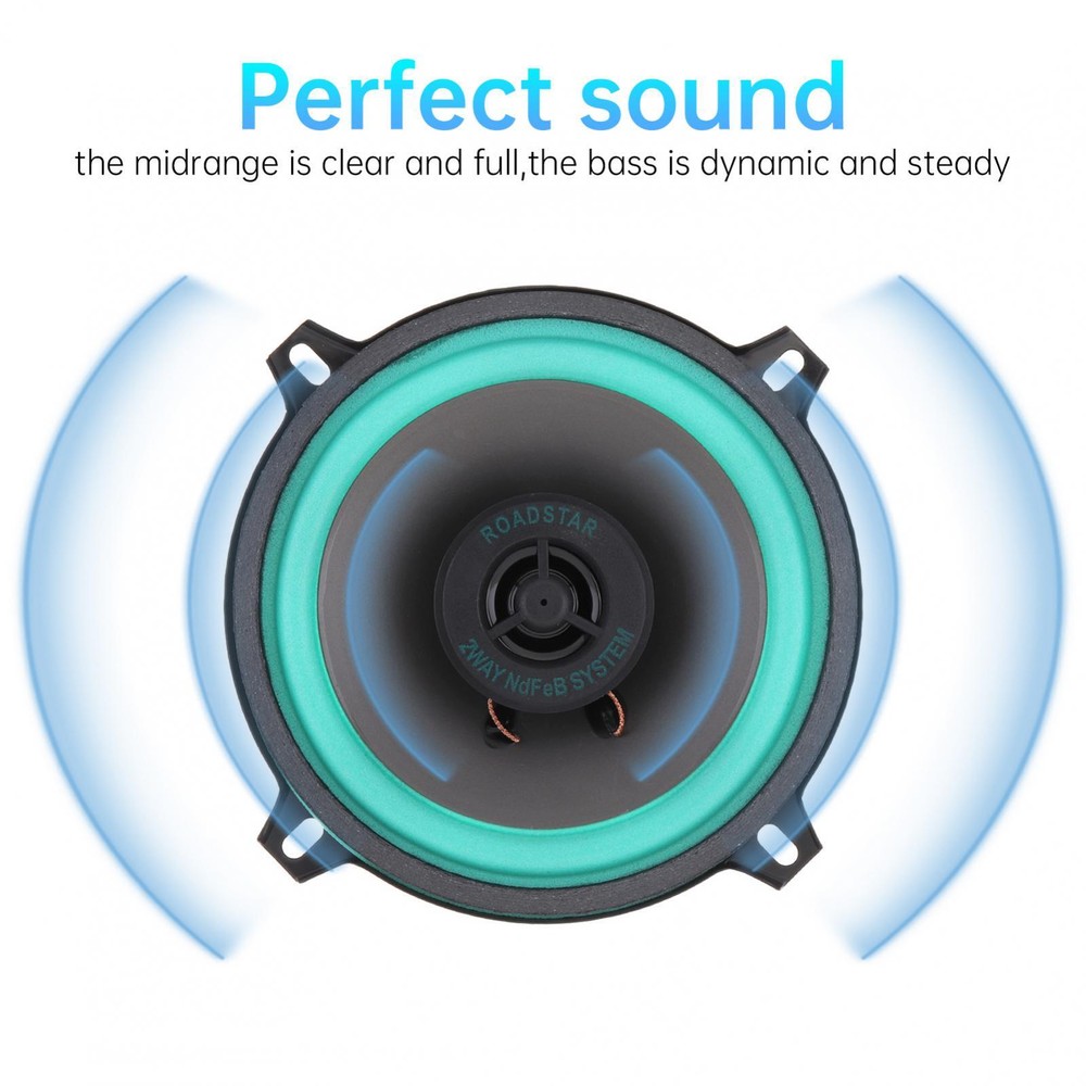 5” 2-Way Speaker (1 pack) 100W Max, Replacement Coaxial, High-Efficiency Speaker