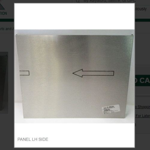 PANEL LH SIDE #3022007-02