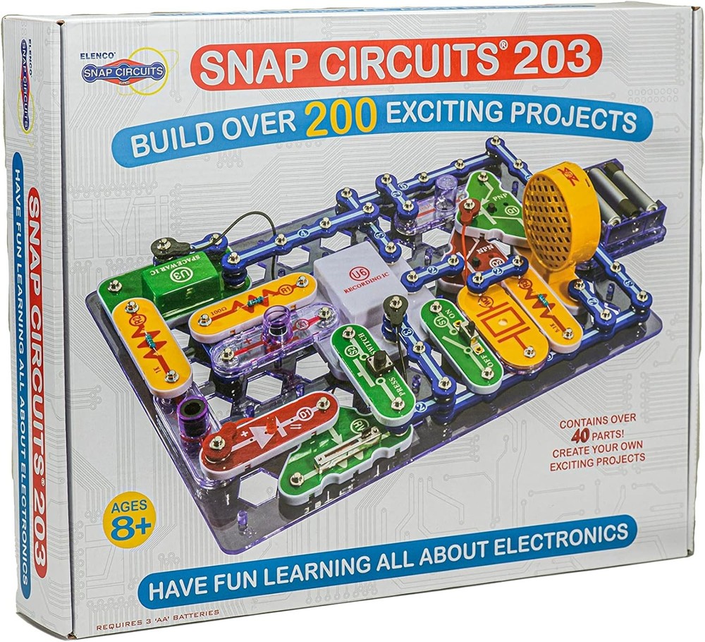 Electronics Discovery Kit with 42 Snap Modules & Color Manual for Creative Kids