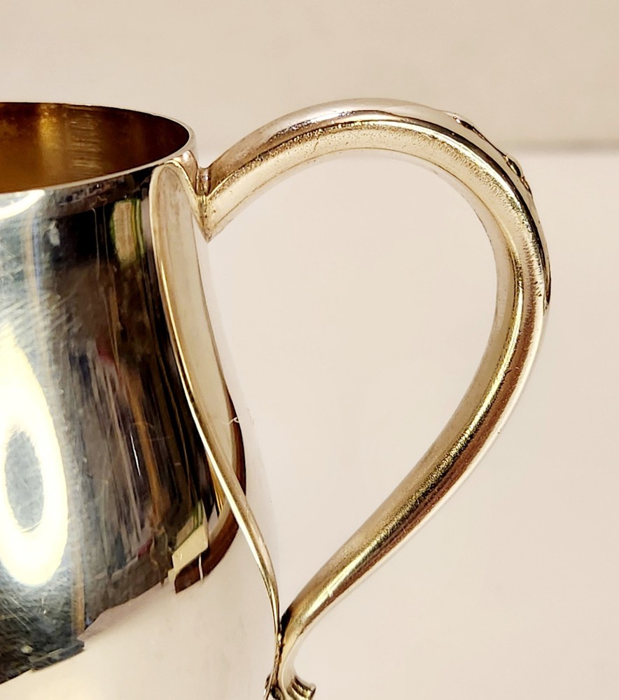 VTG William A. Rogers Silverplated Silver Plated Handled Creamer Pitcher 3.75"