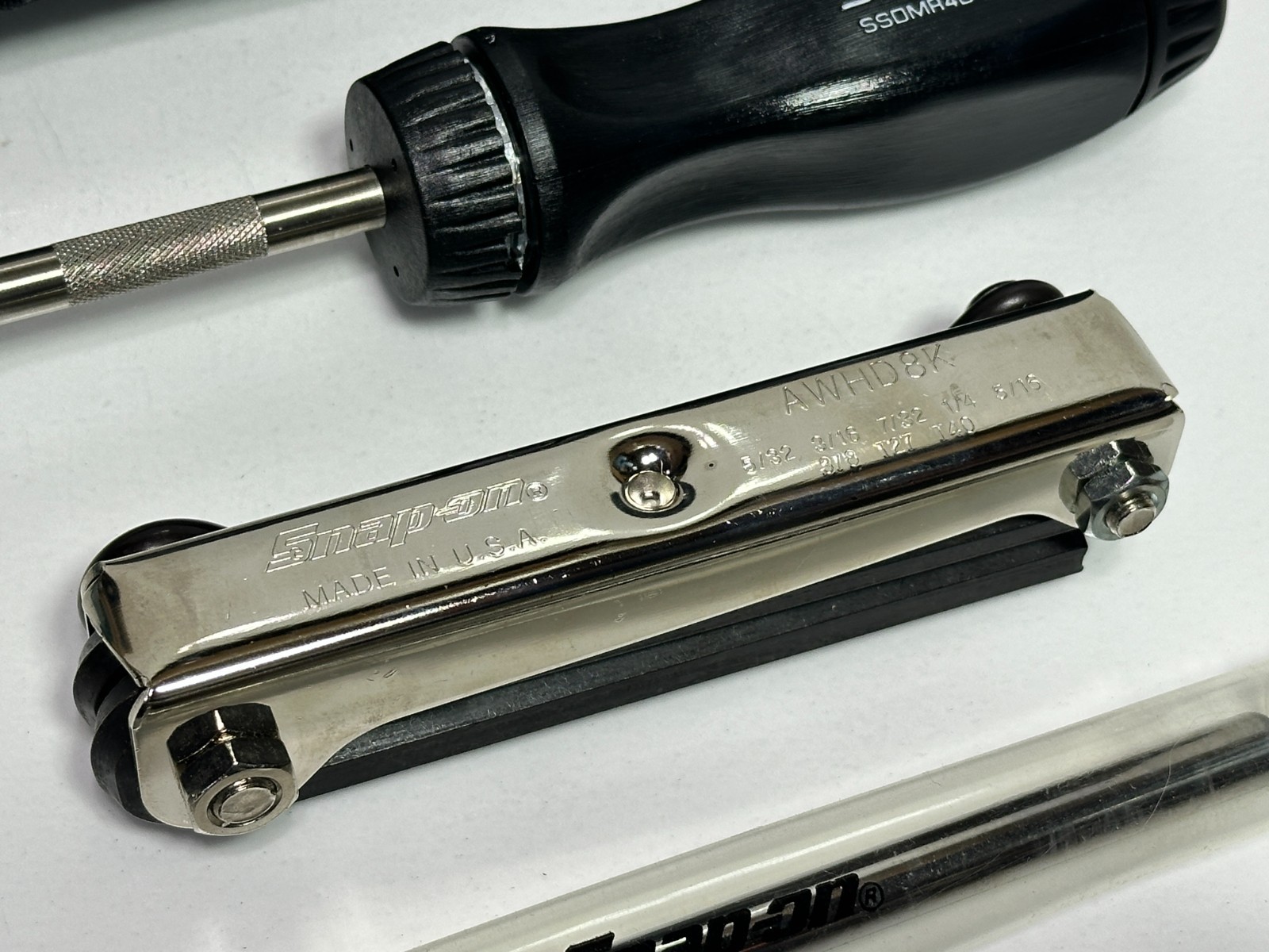 Harley Davidson Snap-On Tools USA SSX2028 Tool Screwdriver Kit Leather Pouch Bag