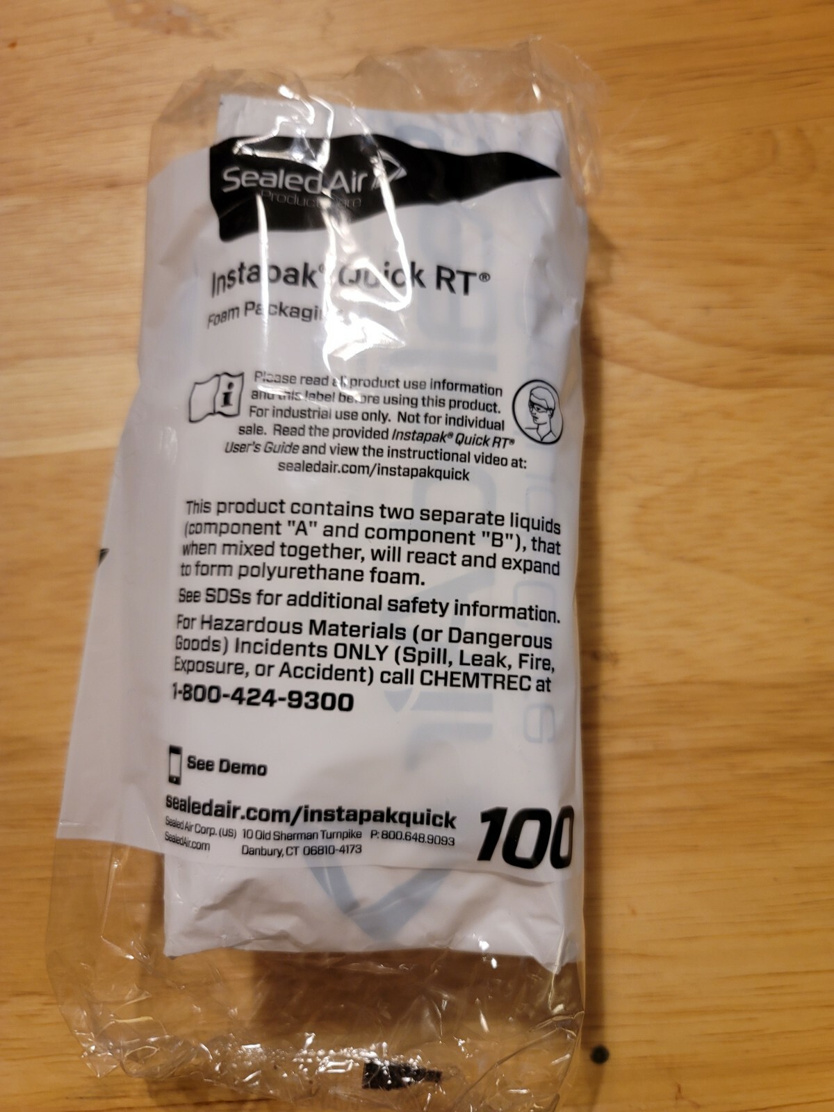 Instapak Quick RT #100 Sealed Air  - 16 bags 25" x 27" No Warmer Needed!!!