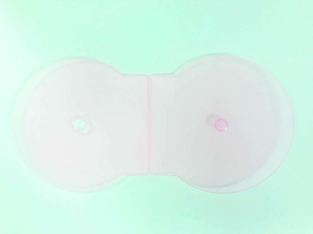 100PCS NEW CLAMSHELL PINK PAKRITE CD/DVD CASES