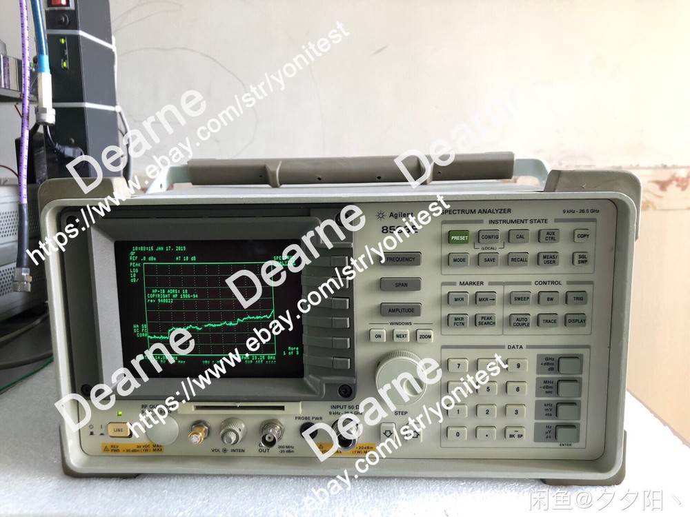agilent HP8593E spectrum analyzer /nice and working condition