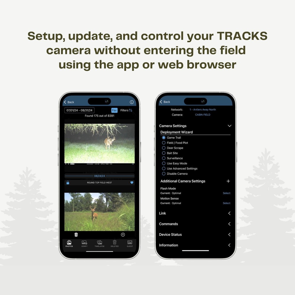 Cuddeback Tracks LTE Cellular Trail Camera with Remote Access & App Brown