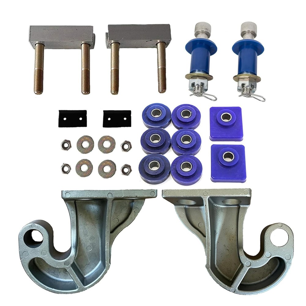 for Peterbilt Lower Hood Pivot Kit and Engine Hinge Complete SET