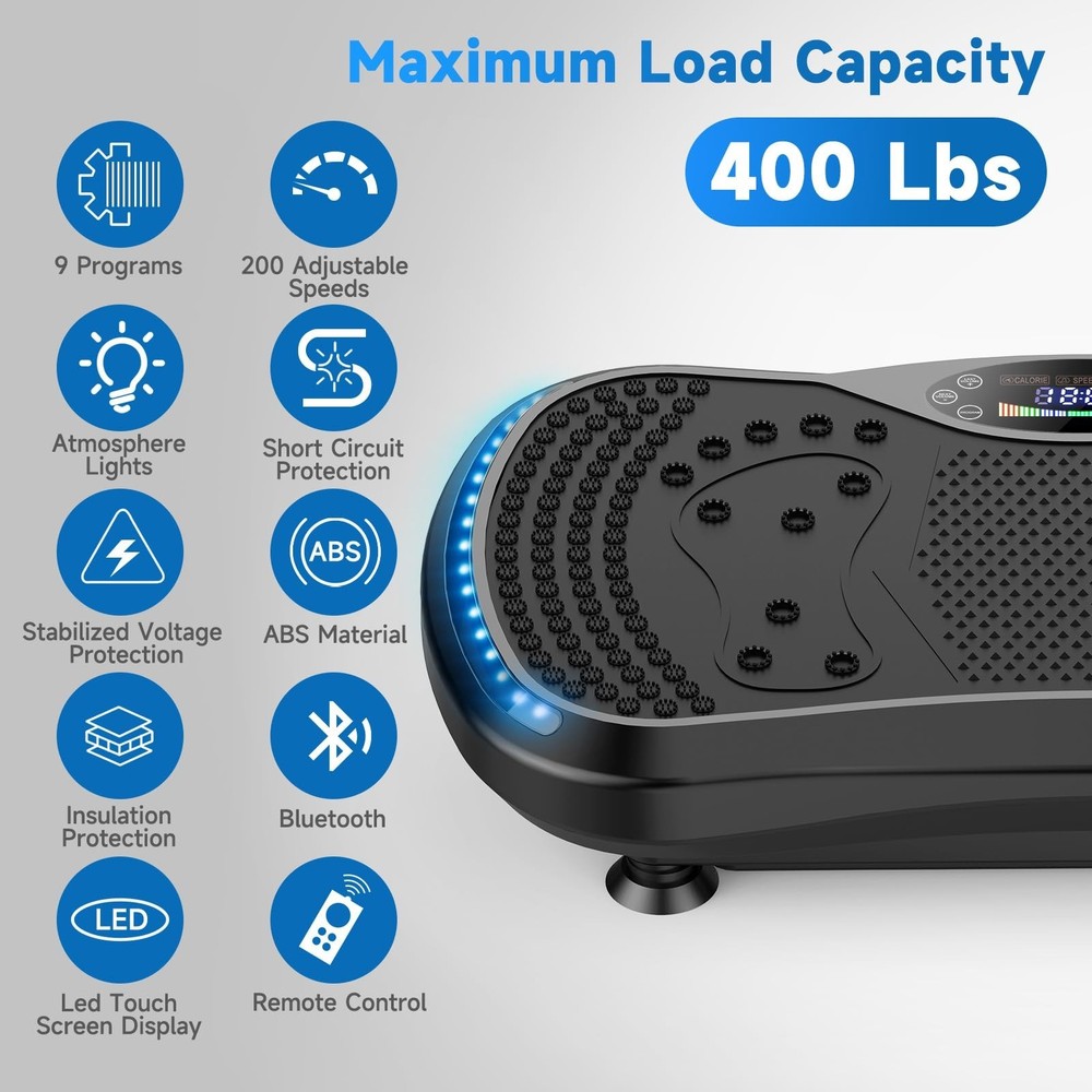 Vibration Plate Exercise Machine for Lymphatic Drainage, Vibration Machine fo...